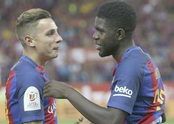 تصريحات أومتيتي ودين يرحبان بعثمان ديمبلي في برشلونة