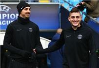 سوشيال_بطولات فيراتي يطالب إبراهيموفيتش بالإنتقال إلى بيسكارا