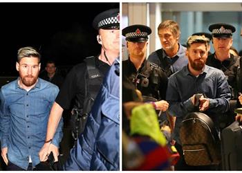 صحيفة ذا صن ميسي يغادر إنجلترا باكيا بعد الهزيمة من مانشستر سيتي