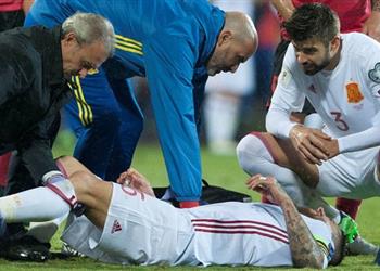 لعنة الإصابات رباعي ريال مدريد وبرشلونة يغيبون عن اسبانيا في مواجهة مقدونيا وإنجلترا