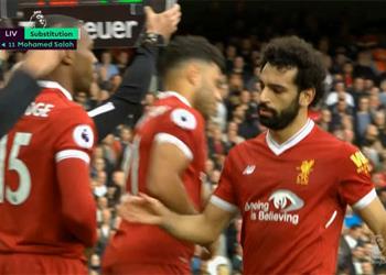 رد فعل جماهير ليفربول بعد تبديل محمد صلاح امام مانشستر يونايتد
