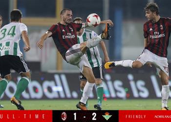 بقيادة بونوتشي ميلان يسقط أمام بيتيس قبل إنطلاقة الموسم الجديد