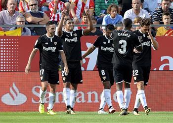 إشبيلية ي طارد برشلونة على صدارة الليجا بتخطي عقبة جيرونا