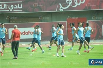 مران_الأهلي تقسيمة اللاعبين تشهد تألق جابر وتوفيق فى مركزه الجديد