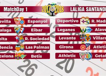 الليجا ريال مدريد يفتتح مشواره في الموسم الجديد أمام لاكورونيا وبرشلونة يواجه بيتيس