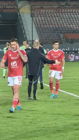 صوره ل ردود افعال لاعبي الاهلي بعد الخسارة امام انبي