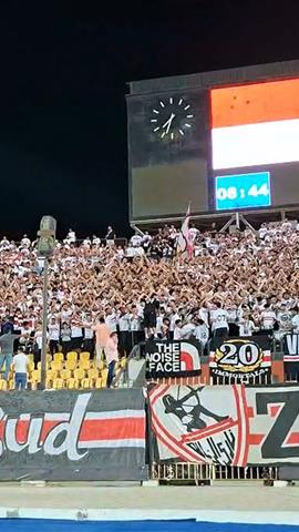 صوره ل جماهير الزمالك تهتف "سحب أكتوبر شئ مش عادي .. أرض أكتوبر ملك النادي"