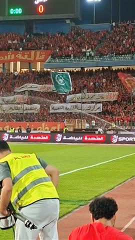 صوره ل لافتات جماهير الأهلي لذكرى نصر أكتوبر قيل مباراة الزمالك