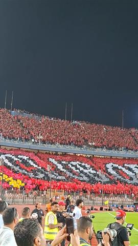 صوره ل دخلة جماهير الاهلي في مباراة القمة