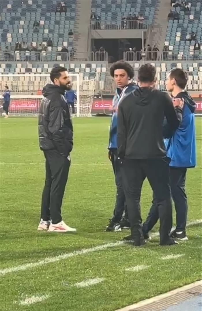 صوره ل الظهور الأول لمحمود بنتايج بعد انتهاء أزمة عقده مع الزمالك