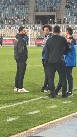 صوره ل الظهور الأول لمحمود بنتايج بعد انتهاء أزمة عقده مع الزمالك