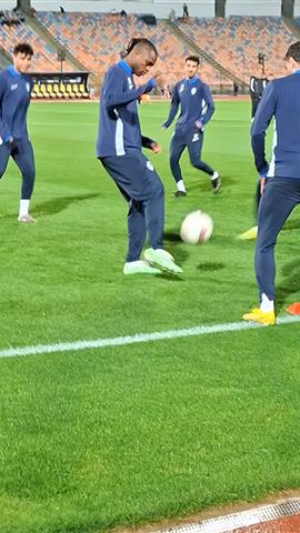 صوره ل الظهور الأول لشيكو بانزا قبل مباراة الزمالك وزد بعد رفع الإيقاف عنه