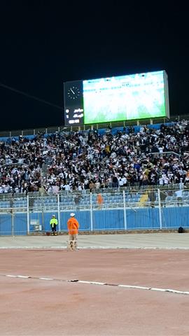 صوره ل احتفالات الجماهير بتقدم الزمالك امام بيراميدز بالدوري المصري