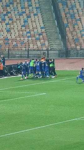صوره ل احتفال لاعبو الترجي بالهدف الثاني امام الاهلي