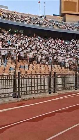 صوره ل الظهور الأول لجماهير الزمالك في الموسم الجديد خلال مباراة الاتحاد