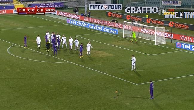 العارضة تحرم برنارديسكي من تسجيل هدف رائع في مرمي كييفو فيرونا