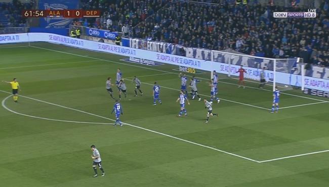 اهداف مباراة ديبورتيفو ألافيس وديبورتيفو لاكورونا 1 1 كأس ملك اسبانيا