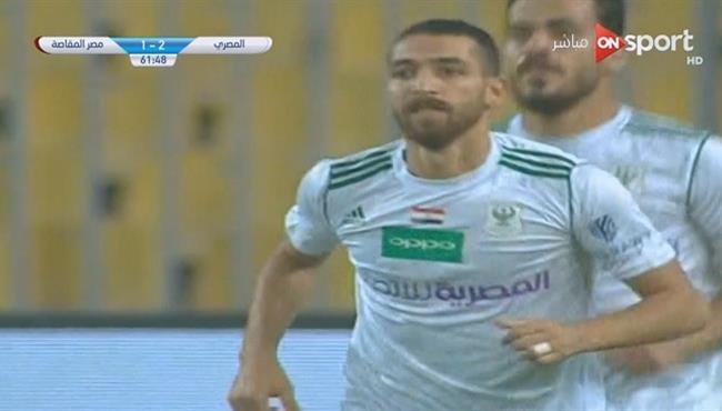 هدف احمد شكرى فى مرمى مصر للمقاصة 2 1 الدورى المصرى