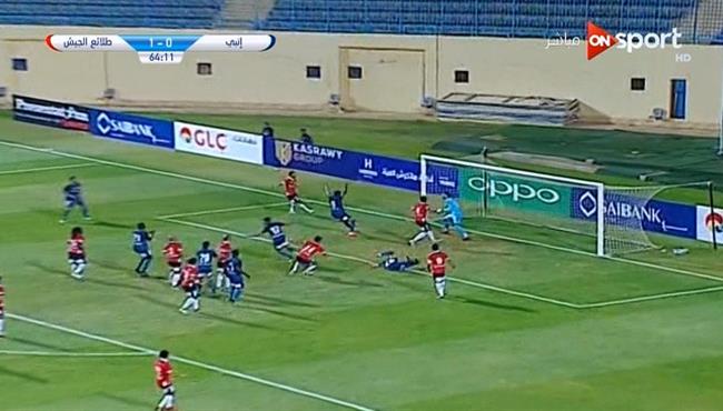 هدف عمرو الحلواني في مرمي طلائع الجيش 1 1 الدوري المصري