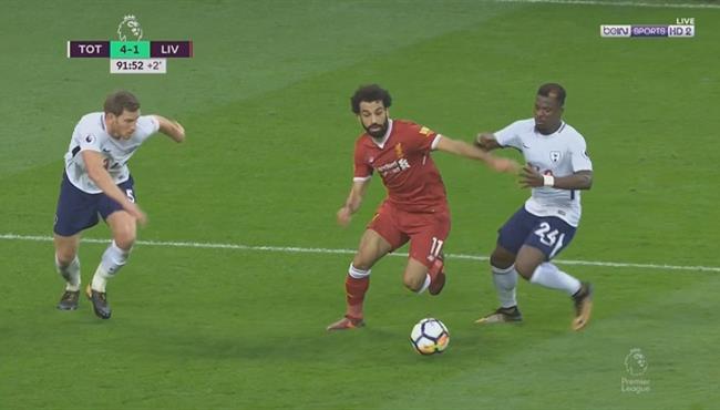 ملخص لمسات محمد صلاح فى مباراة توتنهام وليفربول
