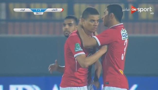 هدف سعد سمير الرائع فى مرمى الرجاء 4 1 الدورى المصرى