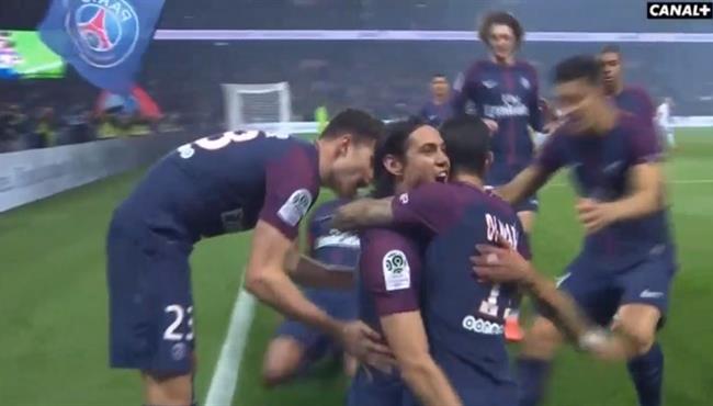هدف كافاني في مرمي نيس 1 0 الدوري الفرنسي