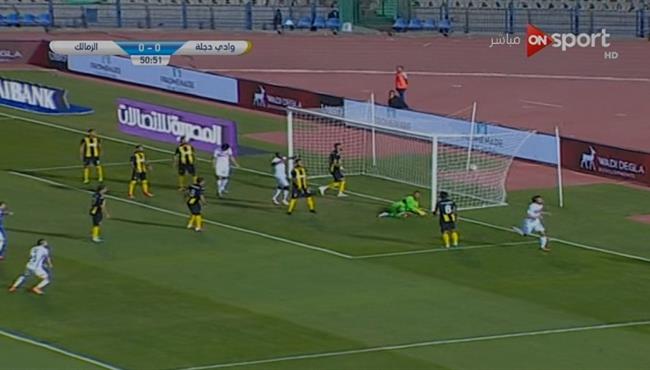 هدف محمود علاء فى مرمي وادي دجلة 1 0 الدورى المصري