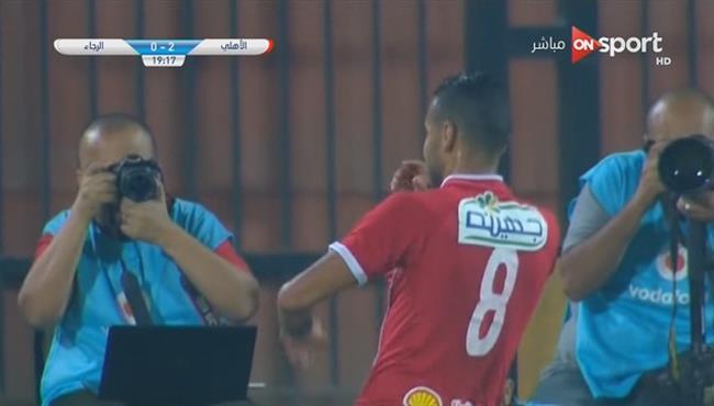 هدف مؤمن زكريا الرائع فى مرمي الرجاء 2 0 الدورى المصري