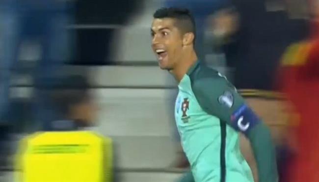 هدف كريستيانو رونالدو في مرمي اندورا تصفيات كأس العالم أوروبا