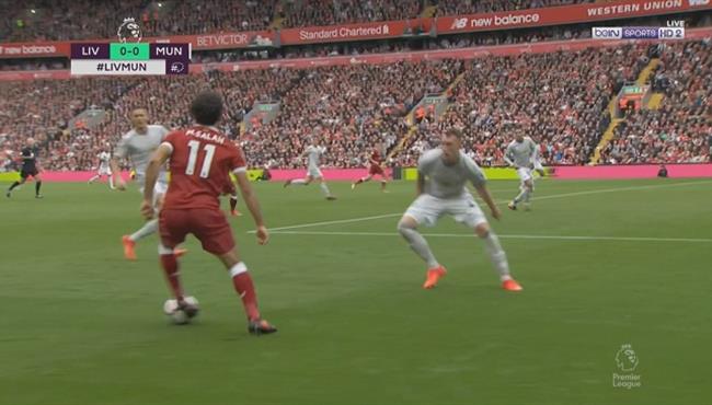 ملخص لمسات محمد صلاح فى مباراة ليفربول ومانشستر يونايتد