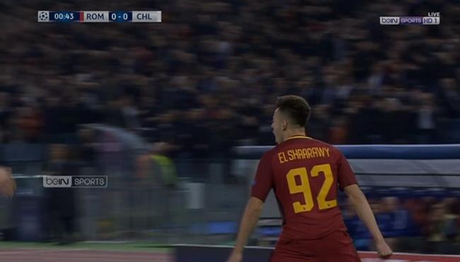 هدف صاروخي لـ شعراوى فى مرمي تشيلسى دوري أبطال أوروبا