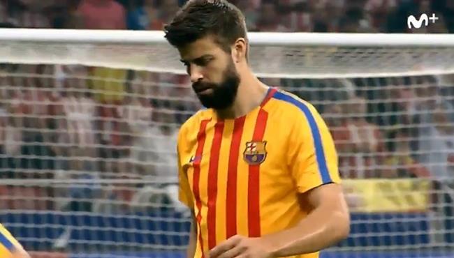 رد فعل بيكيه على صافرات جماهير أتليتكو مدريد ضده