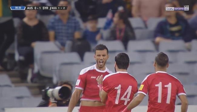 هدف عمر السومه فى مرمى أستراليا تصفيات كأس العالم