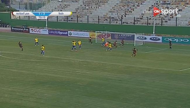 هدف حسين الشحات الثاني في مرمي طنطا الدوري المصري