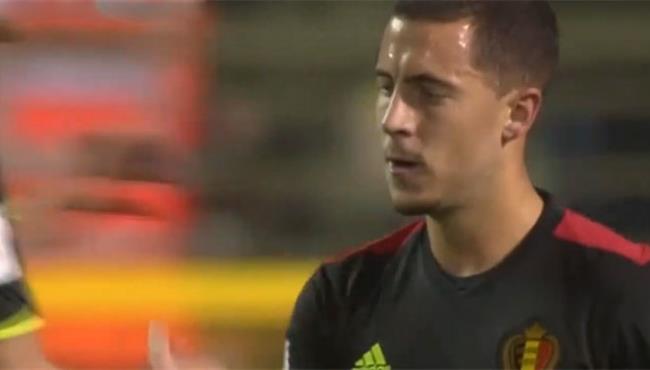 هدف ادين هازارد في مرمي قبرص 1 0 تصفيات كأس العالم