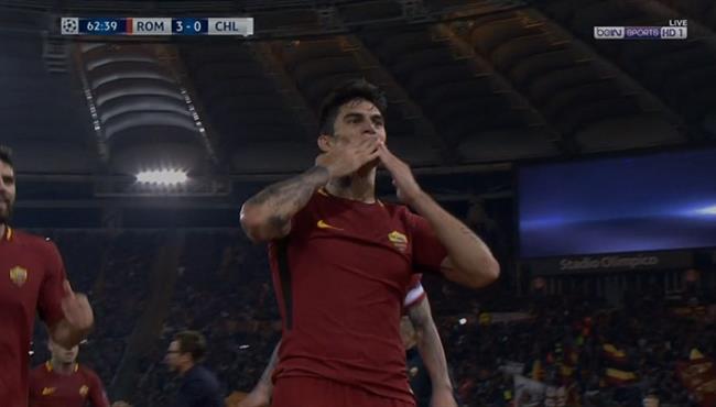 هدف بيروتي الرائع فى مرمي تشيلسي دورى أبطال أوروبا