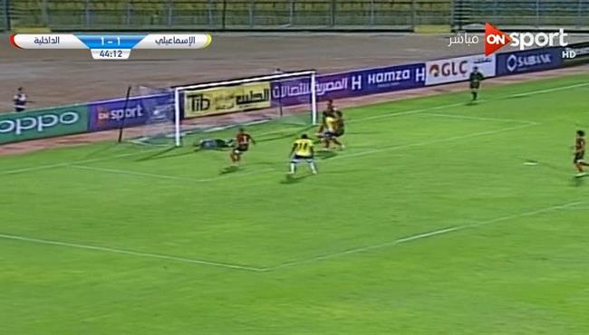 هدف الاسماعيلي الثاني في مرمي الداخليه 2 1 الدوري المصري