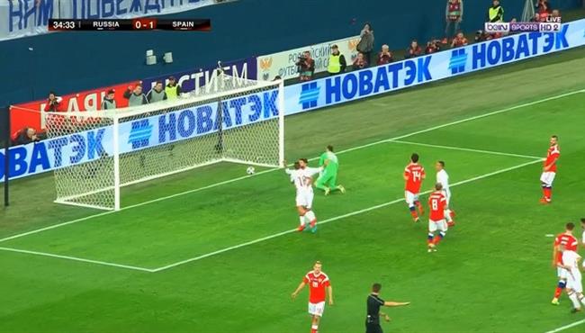 هدف راموس في مرمي روسيا