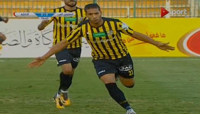 هدف أحمد على الخرافى فى مرمي الداخلية الدورى المصري