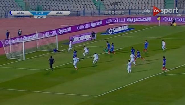 هدف محمود علاء فى مرمى بتروجيت 1 0 الدورى المصرى