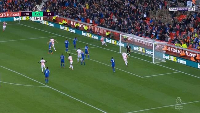 هدف ستوك سيتي الثاني في مرمي ليستر سيتي الدوري الانجليزي