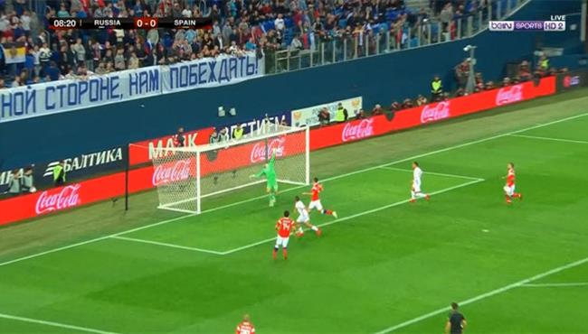 هدف جوردي البا في مرمي روسيا