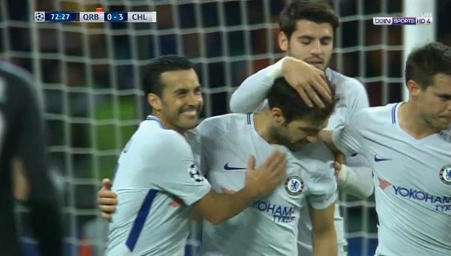هدف فابريجاس في مرمي اغدام دوري ابطال اوروبا