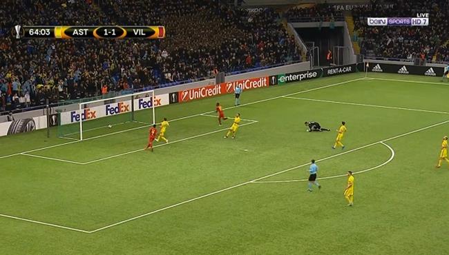 اهداف مباراة لوكومتيف أستانا وفياريال 2 3 الدوري الاوروبي