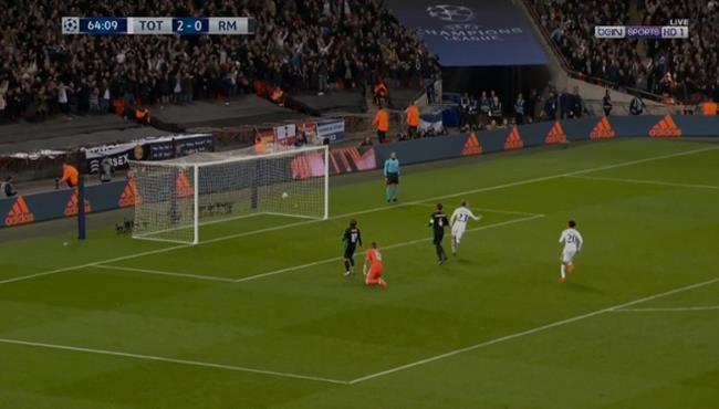 هدف توتنهام الثالث فى مرمي ريال مدريد