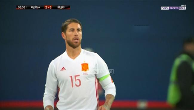 هدف راموس الثاني في مرمي روسيا