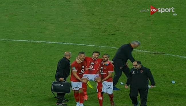 خروج هشام محمد على نقاله بعد مباراة الاهلى والاسماعيلى