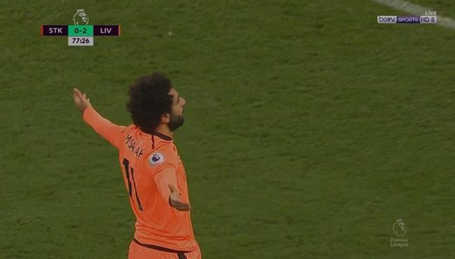 هدف محمد صلاح العالمى فى مرمى ستوك سيتى