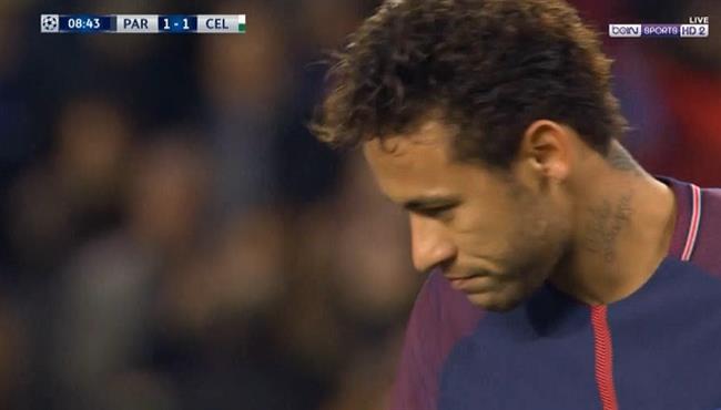 هدف نيمار في مرمي سلتيك دورى ابطال اوروبا