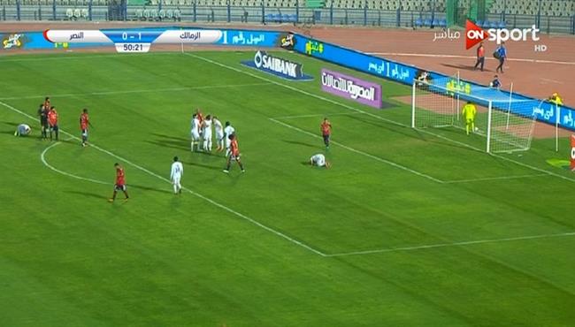 هدف محمد اشرف روقا في مرمي النصر 2 0 الدوري المصري